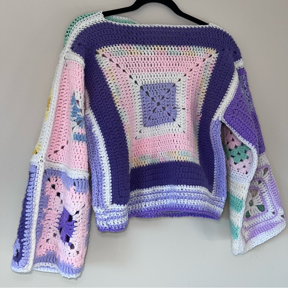 Granny Square Boho Top - Picture 5 of 7